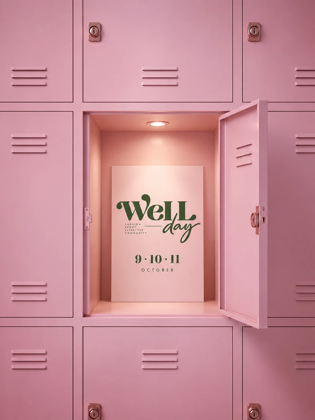 WELL DAY FEST брендированные локеры